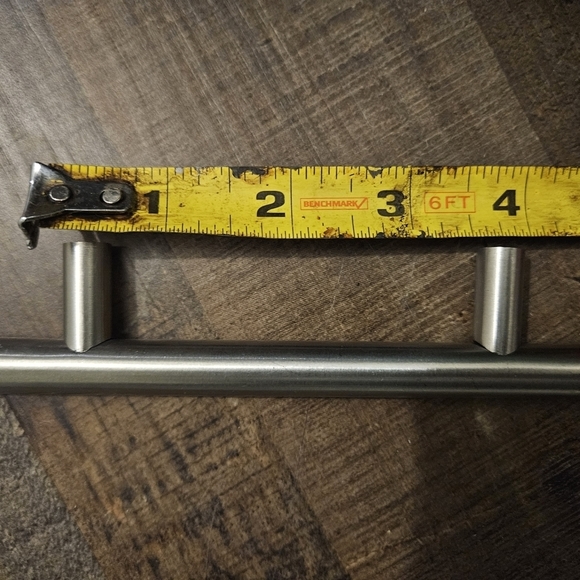 Kitchen Cabinet Hardware Brushed Silver Cabinet Handles Modern Drawer Pulls Set - Picture 6 of 6